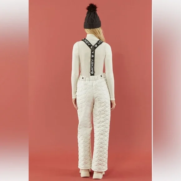 FOREVER 21 x Disney Mickey Mouse Quilted Overalls One piece Jumpsuit - Picture 6 of 16